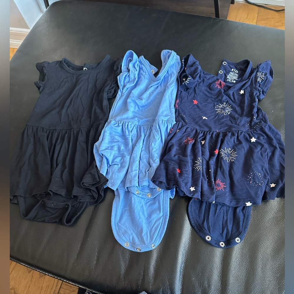 Kyte baby twirl bodysuit dress bundle 12-18